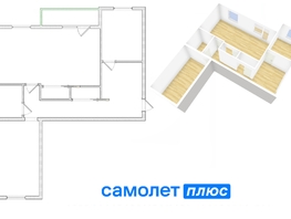 Продается 3-комнатная квартира Московский пр-кт, 68  м², 10300000 рублей