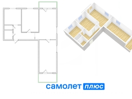Продается 3-комнатная квартира Ленина пр-кт, 70.5 м², 5150000 рублей