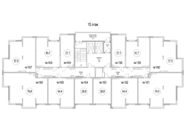Продается 2-комнатная квартира ЖК Сити-парк, дом 9, 57  м², 6925500 рублей