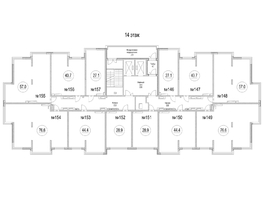 Продается 3-комнатная квартира ЖК Сити-парк, дом 8, 76.6  м², 9123060 рублей