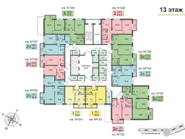 Продается 2-комнатная квартира ЖК Планета, корпус 2, 46.1 м², 7049318 рублей