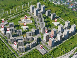 Продается 1-комнатная квартира ЖК Верхний бульвар-2, дом 53 корп 2, 38.5  м², 5780000 рублей