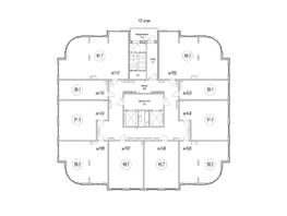 Продается 1-комнатная квартира ЖК Панорама, (Октябрьский, 32а к.2), 49.7 м², 7681135 рублей
