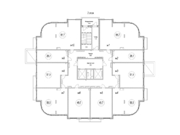 Продается 1-комнатная квартира ЖК Панорама, (Октябрьский, 32а к.1), 49.7 м², 7435120 рублей