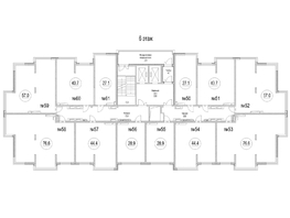 Продается 1-комнатная квартира ЖК Сити-парк, дом 9, 44.4  м², 5683200 рублей