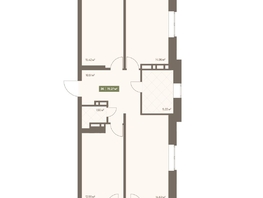 Продается 3-комнатная квартира ЖК НОВА на Московском, 78.27  м&sup2;, 11752168 рублей