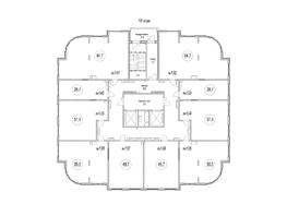 Продается 3-комнатная квартира ЖК Панорама, (Октябрьский, 32а к.2), 84.7  м², 13467300 рублей