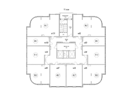 Продается 3-комнатная квартира ЖК Панорама, (Октябрьский, 32а к.2), 84.9  м&sup2;, 13265625 рублей