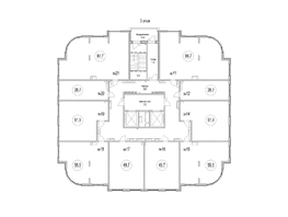 Продается 3-комнатная квартира ЖК Панорама, (Октябрьский, 32а к.2), 84.9  м&sup2;, 13494855 рублей