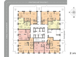 Продается 2-комнатная квартира ЖК Столичный, 60.5  м&sup2;, 11071500 рублей