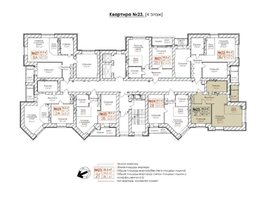 Продается 2-комнатная квартира ЖК Кузнецкий, дом 9, 58.1  м&sup2;, 8576000 рублей