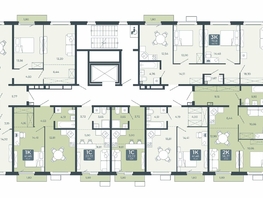 Продается 3-комнатная квартира ЖК Дом в Мичуринском, корпус 2.2, 90.83 м², 8895460 рублей