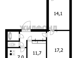 Продается 3-комнатная квартира Танкистов ул, 61 м², 6000000 рублей
