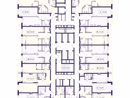 Продается 2-комнатная квартира ЖК Астон. Шесть звёзд, 2, 46.72 м², 6500000 рублей