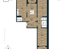 Продается 3-комнатная квартира ЖК Галактика, дом 4 Марс, 94 м², 12900000 рублей