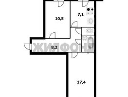 Продается 2-комнатная квартира Киевская ул, 46.8 м², 4700000 рублей