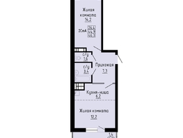 Продается 2-комнатная квартира ЖК Матрешкин двор, дом 2, 46.3 м², 5990000 рублей