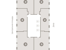 Продается 3-комнатная квартира ЖК Европейский берег, дом 45, 108.6 м², 14640000 рублей