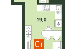 Продается Студия ЖК Тайгинский парк, дом 4, 28 м², 4880000 рублей