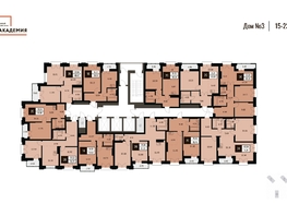 Продается 1-комнатная квартира ЖК Академия, дом 3, 40.6 м², 8945000 рублей
