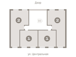 Продается 1-комнатная квартира ЖК Пшеница, дом 2.1, 40.43 м², 5960000 рублей