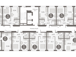 Продается 1-комнатная квартира ЖК Первый на Титова, 42.23 м², 4726420 рублей