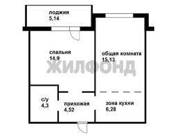 Продается 2-комнатная квартира 3-й микрорайон, 45.2 м², 6300000 рублей