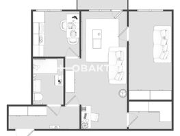 Продается 2-комнатная квартира Народная ул, 44.2 м², 4800000 рублей