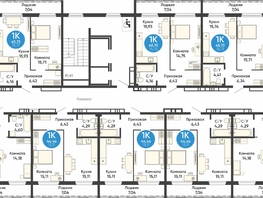 Продается 1-комнатная квартира ЖК Квартал на Большой, дом 1, 45.72 м², 4708615 рублей