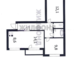 Продается 3-комнатная квартира Сибирская ул, 61.5 м², 10000000 рублей