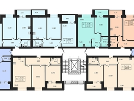 Продается 2-комнатная квартира ЖК Квартал на Большой, дом 1, 56.15  м², 6180000 рублей
