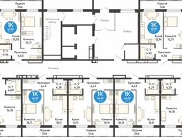 Продается 2-комнатная квартира ЖК Квартал на Большой, дом 1, 52.23  м², 5212554 рублей