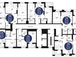 Продается 2-комнатная квартира ЖК Первый на Рябиновой, 64.77 м², 8609870 рублей