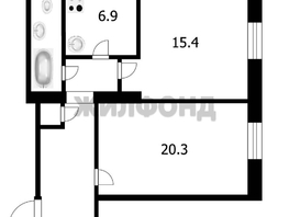 Продается 2-комнатная квартира Бориса Богаткова ул, 58.6  м&sup2;, 5599000 рублей