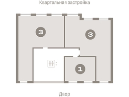 Продается 3-комнатная квартира ЖК Европейский берег, дом 49, 86.6 м², 14110000 рублей