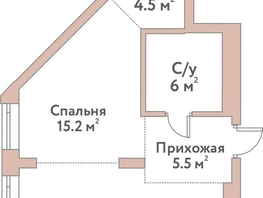 Продается 2-комнатная квартира ЖК Флора и Фауна, 18а, 49.8  м&sup2;, 14300000 рублей