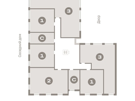 Продается 1-комнатная квартира ЖК Европейский берег, дом 45, 45.83 м², 7670000 рублей