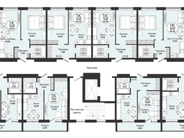 Продается 1-комнатная квартира ЖК Одоевский, дом 4, 40.51 м², 4389900 рублей