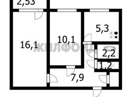 Продается 2-комнатная квартира Максима Горького ул, 45 м², 6500000 рублей