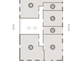 Продается 1-комнатная квартира ЖК Европейский берег, дом 45, 50.39 м², 8620000 рублей