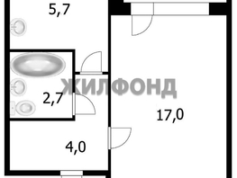 Продается 1-комнатная квартира Кропоткина ул, 31.5 м², 4150000 рублей