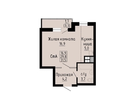 Продается Студия ЖК Матрешкин двор, дом 2, 31.5 м², 4990000 рублей