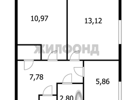 Продается 2-комнатная квартира Ленина пер, 42.9 м², 1750000 рублей
