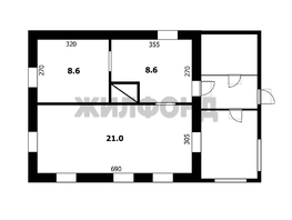 Продается Дом 1-й Кавказский пер, 40  м², участок 5 сот., 4780000 рублей