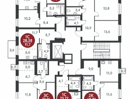 Продается Студия ЖК Скандинавские кварталы, дом 1, 28.38 м², 5149300 рублей