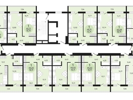 Продается 1-комнатная квартира ЖК Новый парк, дом 3, 44.42 м², 5117490 рублей