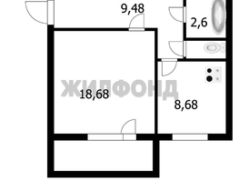 Продается 1-комнатная квартира Петухова ул, 43.1  м², 4500000 рублей