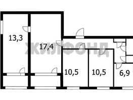 Продается 4-комнатная квартира Дуси Ковальчук ул, 74.2  м², 7800000 рублей