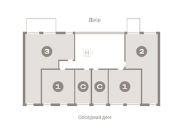 Продается 1-комнатная квартира ЖК Европейский берег, дом 45, 45.59  м², 7710000 рублей