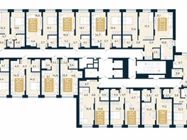 Продается 1-комнатная квартира ЖК Первый на Есенина, дом 3, 39.2  м&sup2;, 8022100 рублей